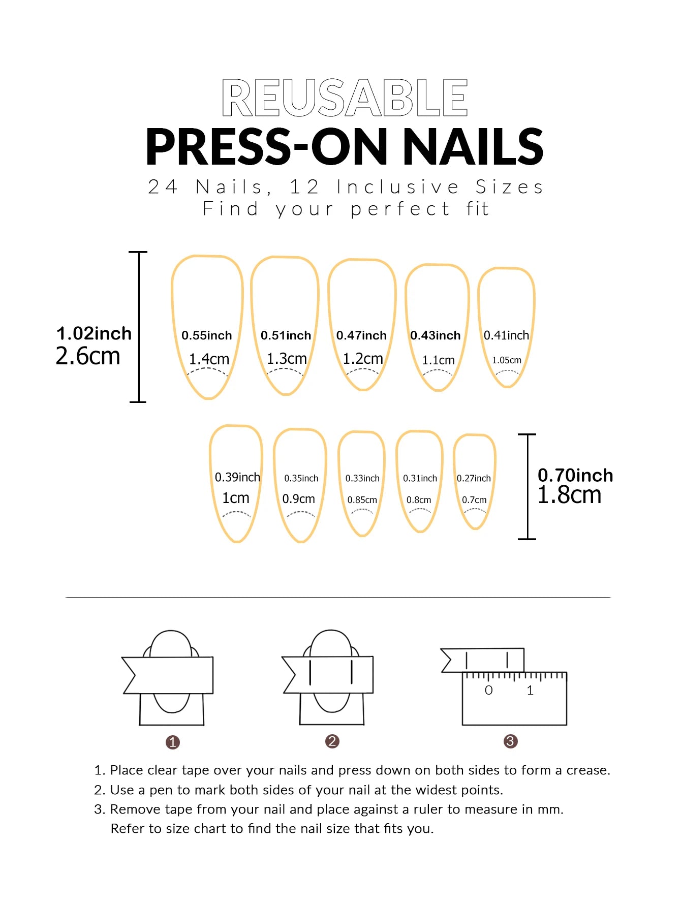 24PCS nude pink short square fake nails, Gold lines, love design, full cover fake nail set, 1 nail file and 1 nail glue sticker