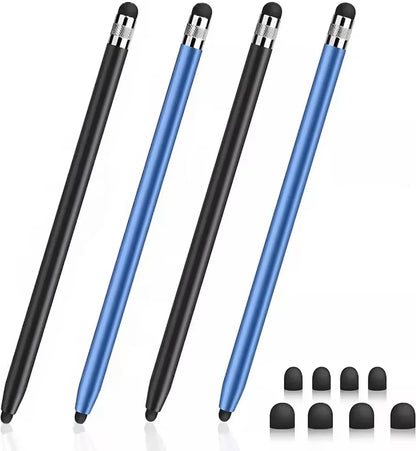 Touch Pen For Tablet Universal Pencil Capacitive Stylus Double Dual Silicone Head For iPad Android Smart Phone