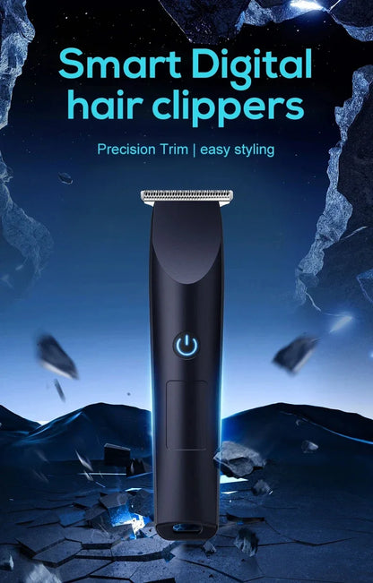 2026New Electric Hair Clipper Hair Trimmer for Men Body Groomer & Pubic Waterproof Hair Trimmer Replaceable Ceramic Blade