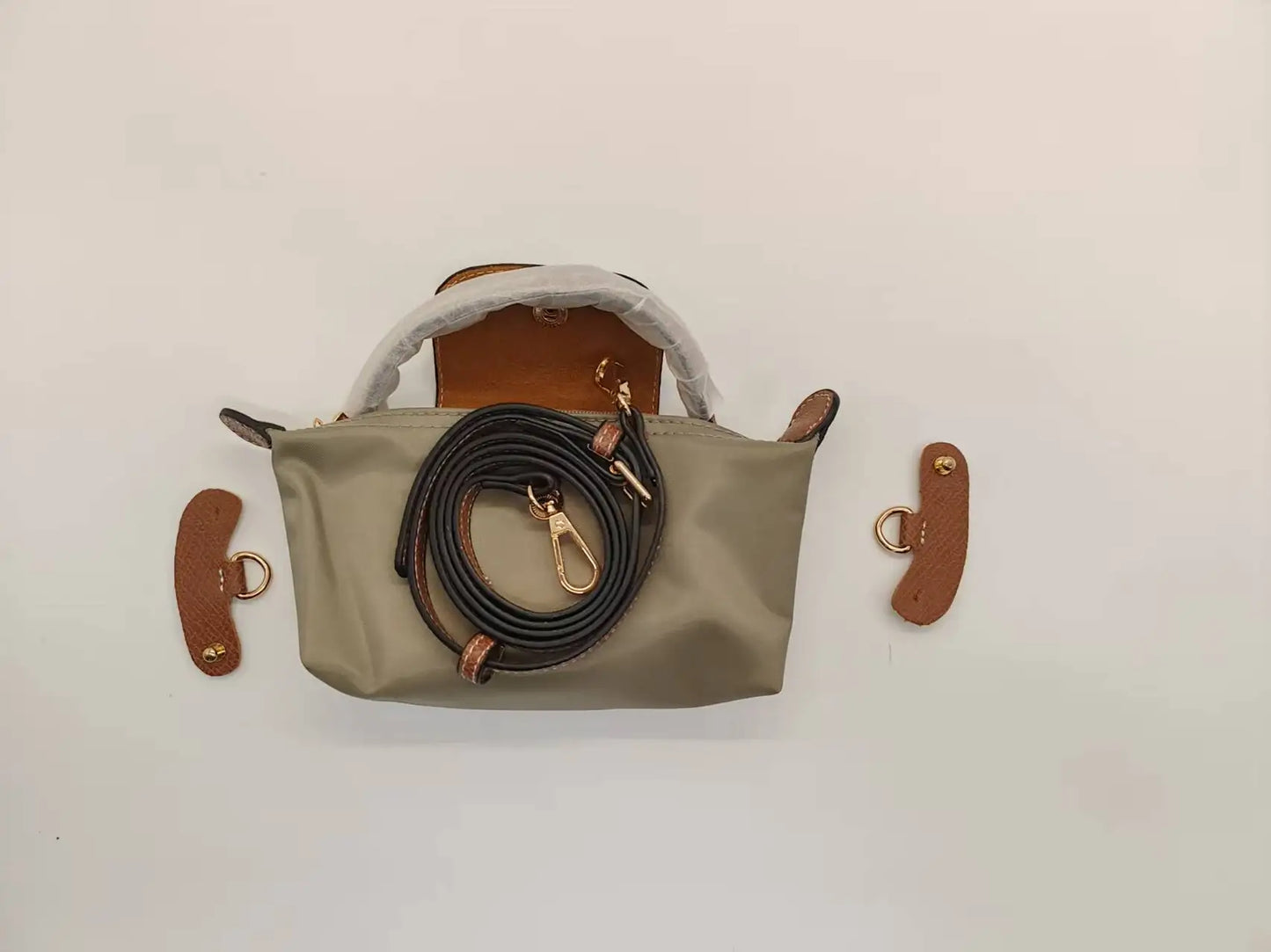 1 Set Of High-quality Lc Waterproof Nylon Women's Shoulder Bag, Multi-functional Phone Bag With Shoulder Strap