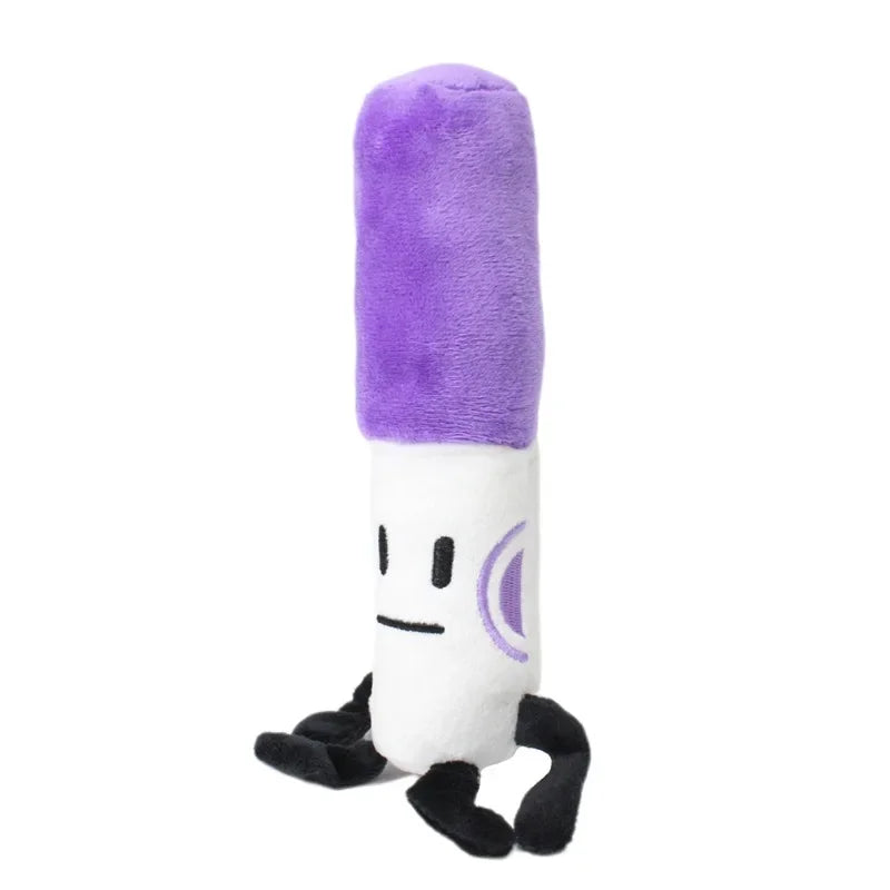 New Arrival BFDI Battle For Dream Island Plush Toy 70 Stuffed Doll Soft Animal X Number Blintz Block Marker Stapler French Fries