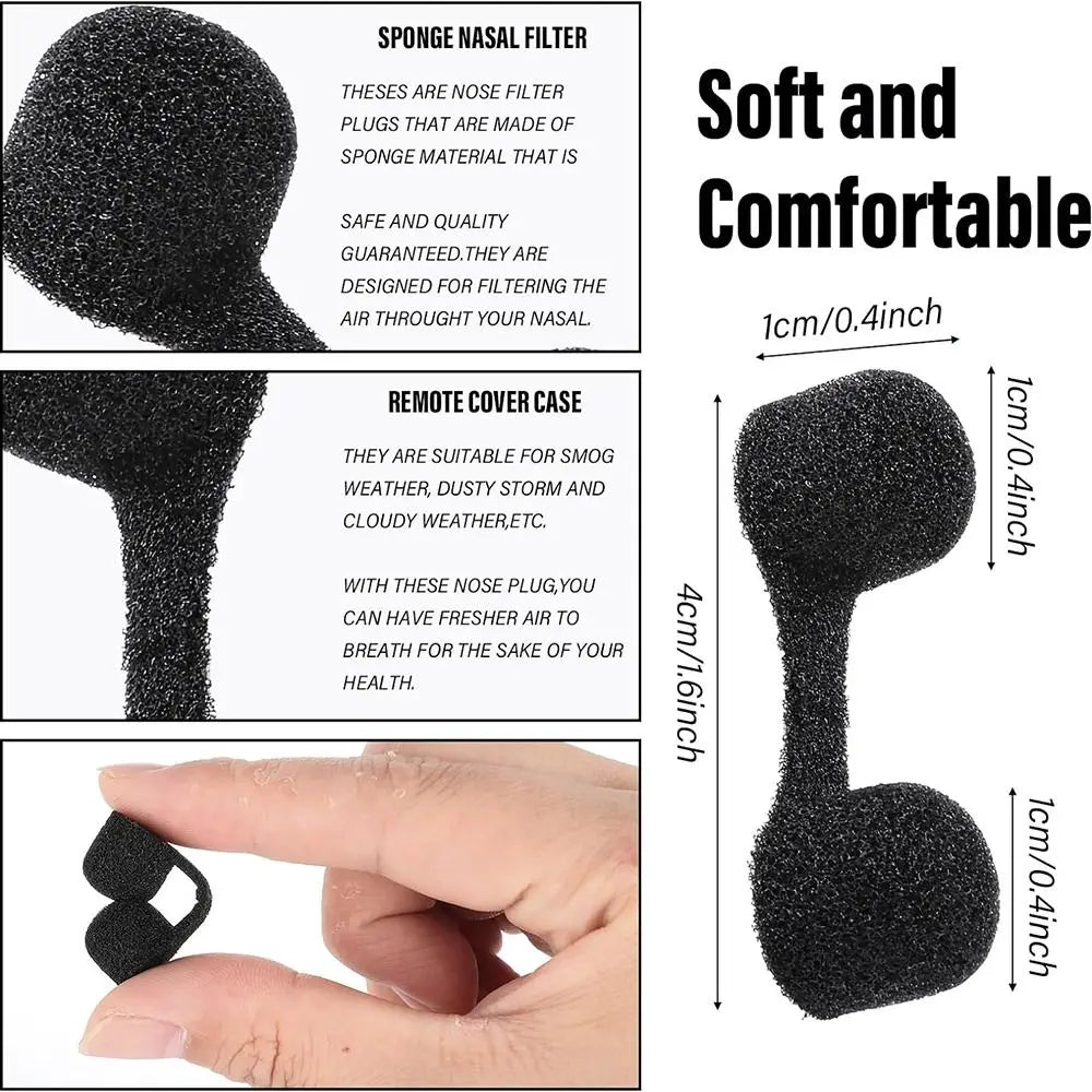 Accessories Outdoor Nose Filters Dustproof Invisible Nose Dust Filters Dust Protection disposable Sponge Nose Plug