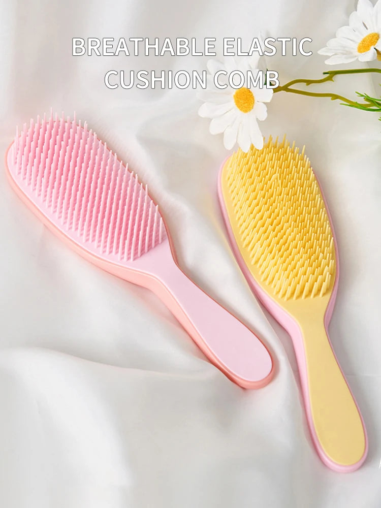 Hair Brush Anti Static Hair Comb Wet Dry Portable Detangler Hair Scalp Massage CombStyling Tool Расческа Для Волос Barber Comb