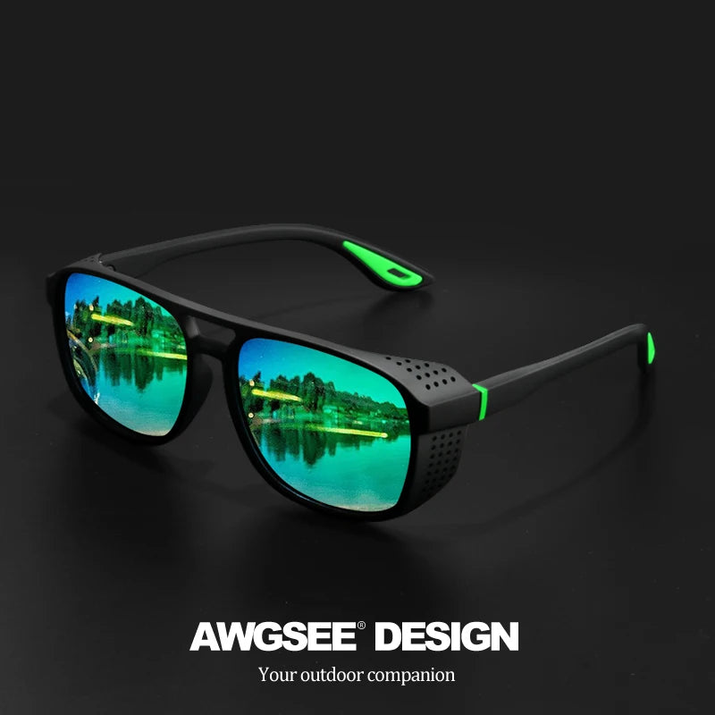 Professional Sports Sunglasses - Polarized Windproof UV400 for Cycling Running Outdoor Enthusiasts UV400