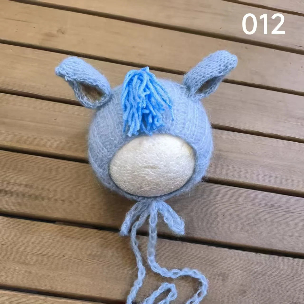 Newborn Photography Props Mohair Horse Styling Hat Studio Clothing
