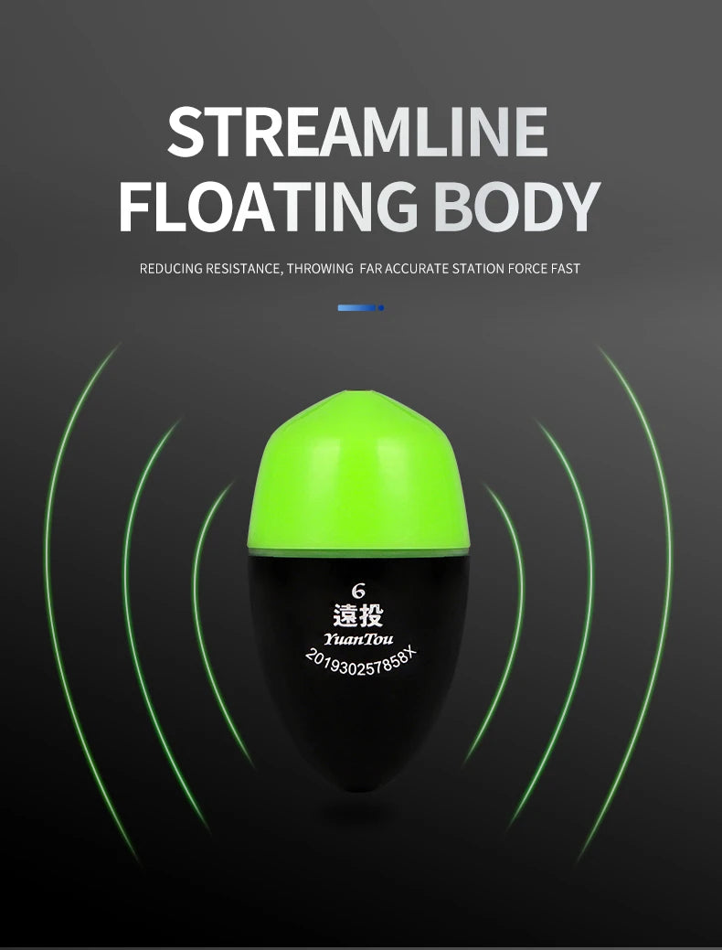 Luminous Fishing Float Set High Sensitivity Buoy Adjustable Red&Green Color Bobber Waterproof Electronic Fishing Floats