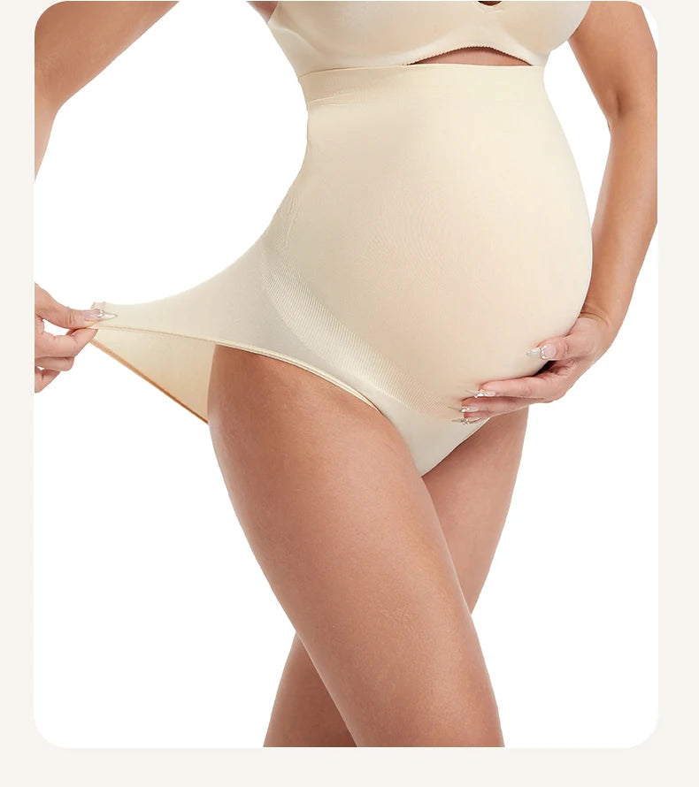 Seamless Panties for Women Boxer Safety Pants Comfort Pregnant Clothes Soft Breathable Maternity Underwear Plus Size Panties