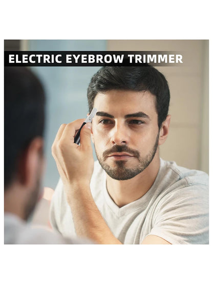 Electric Mini Eyebrow Trimmer Shaver Hair Removal Facial Neck Body Arms Legs Blur - Rechargeable Personal Grooming Kit
