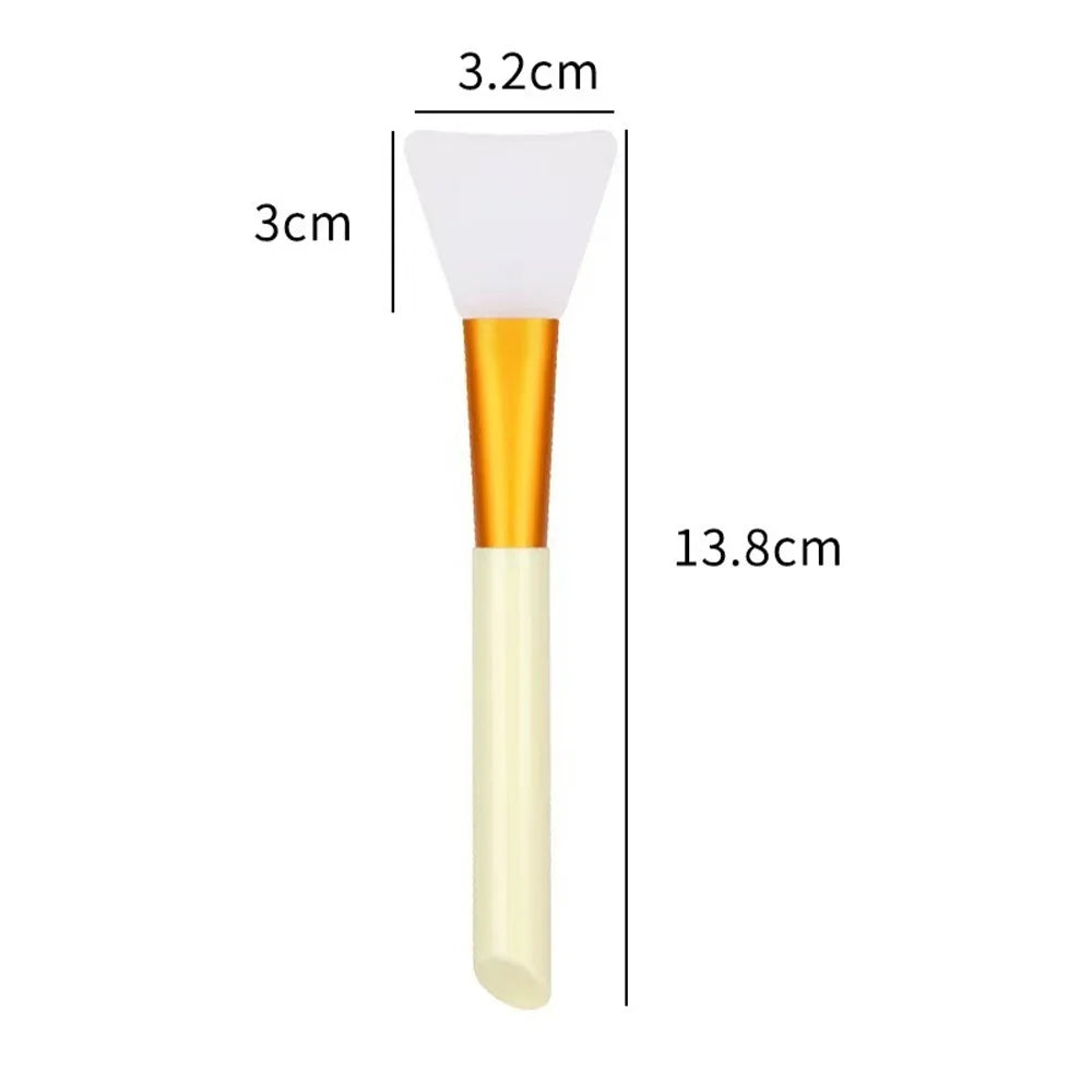 1/4/5/6-pack advanced silicone facial mask brush - mild and soft, suitable for all skin types, formaldehyde free