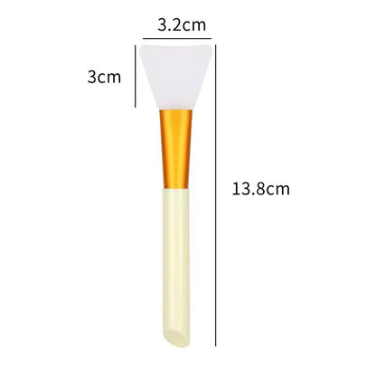 1/4/5/6-pack advanced silicone facial mask brush - mild and soft, suitable for all skin types, formaldehyde free