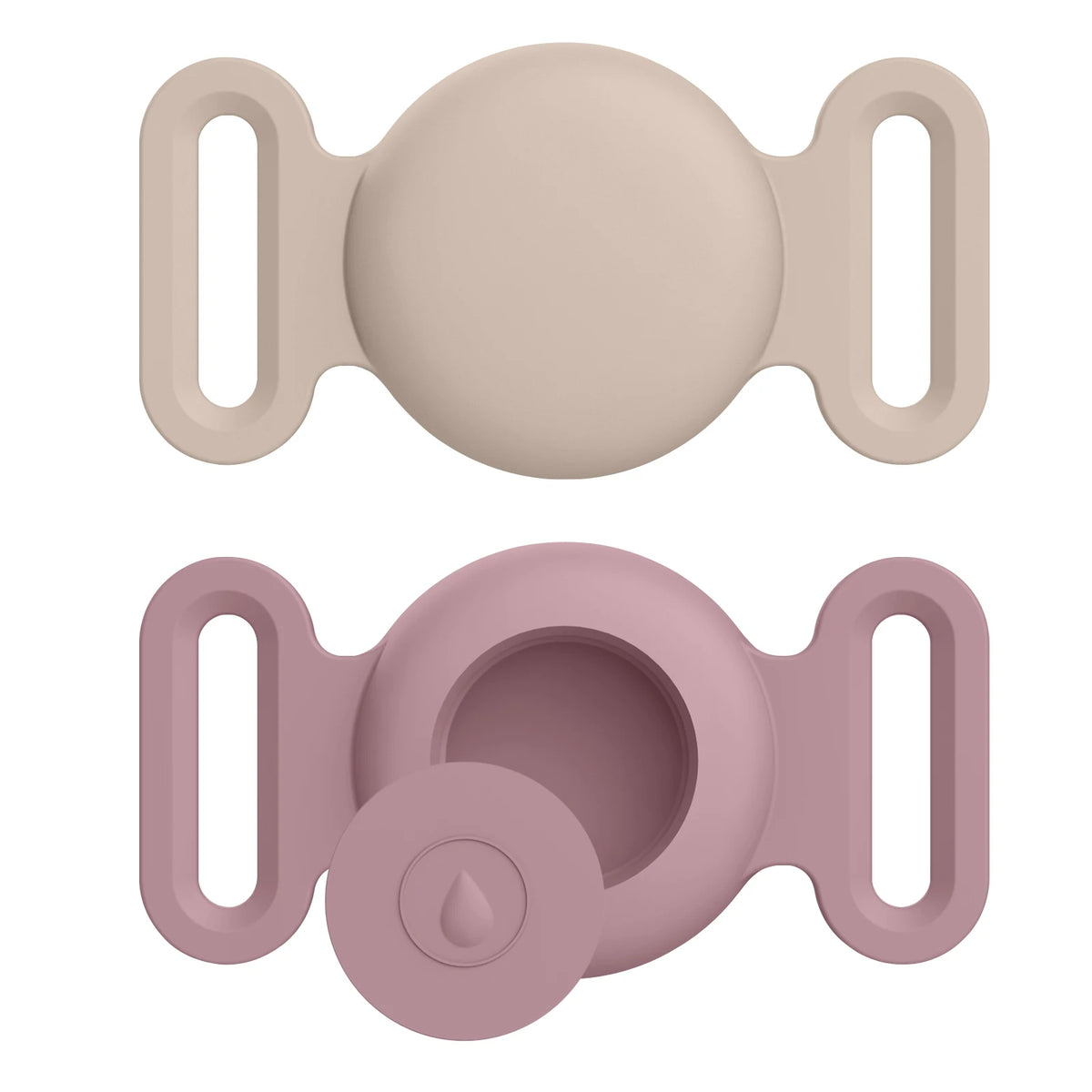 Waterproof Silicone Cover For Apple Airtag Case Double Ear Dog Cat Collar GPS Finder Protective Cases For Apple Air Tag Tracker