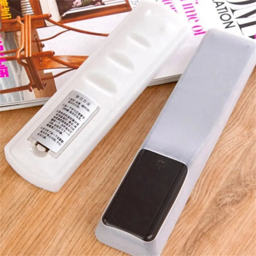 1PC Silicone TV Air Condition Remote Control Protective Case Transparent Waterproof Dust-proof Storage Bag