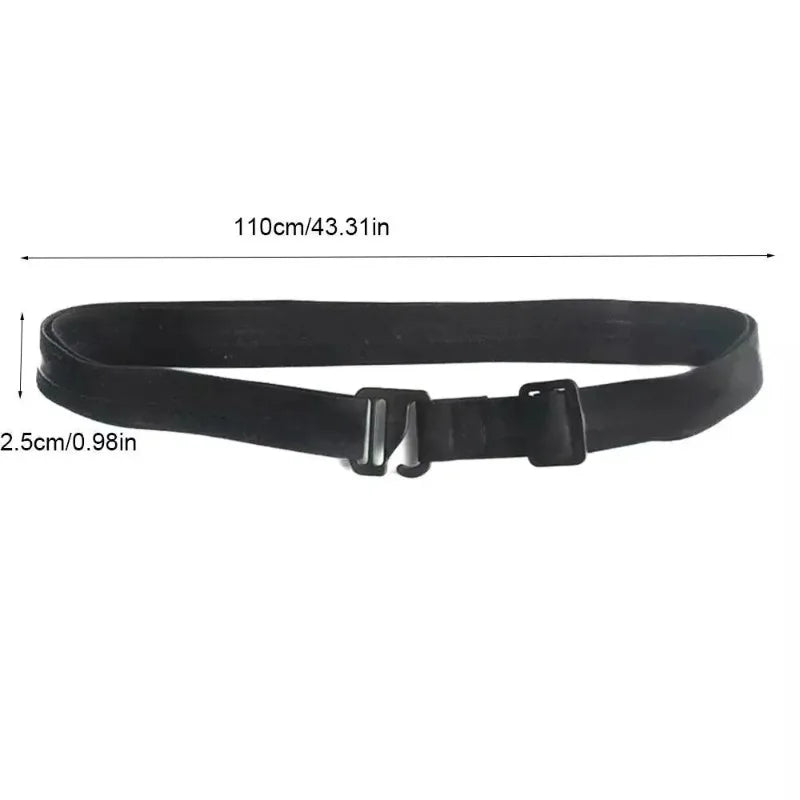 Men'S Nylon Shirt Stays with Anti-Slip Elastic Grip and Adjustable Buckle - Non-Textile Weaved Shirt Holder Straps