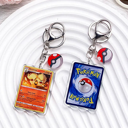 Pokémon Characters Pikachu Bulbasaur Jigglypuff Acrylic Keychain Bag Charms Accessories Backpack Pendant Key Holder Friend Gifts