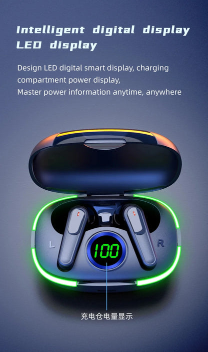 PRO 80 New Bluetooth Earphones Wireless In Ear TWS Touch Digital Display Sports Bluetooth Earphones