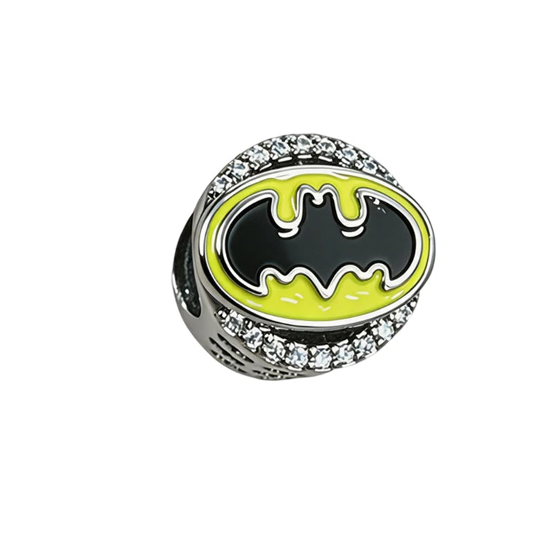 Hot Selling Iron Man,Spider Man,Joker Charm Bead fit European Original Silver Bracelet DIY Jewelry Gift Accessories for Women