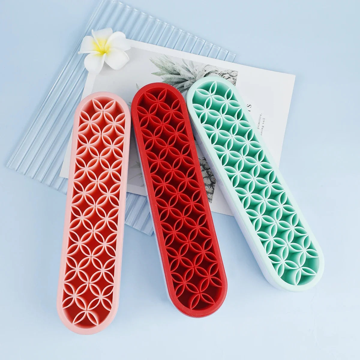 Silicon Nail Brush Makeup Brush Display Stand Rack Storage Case Brush Drying Shelf Brush Holder Make UP Holder Organizer