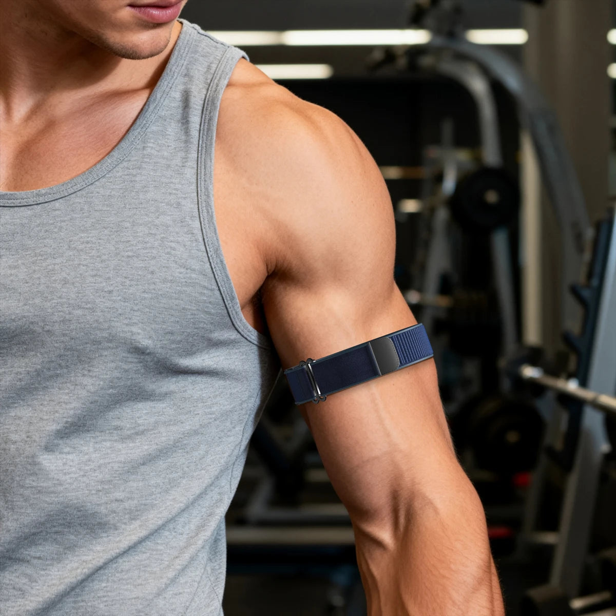 Arm Strap For Amazfit Huami Helio Adjustable Nylon band Breathable Sport Band for Fitness Tracker Loop Replacement Bicep Strap