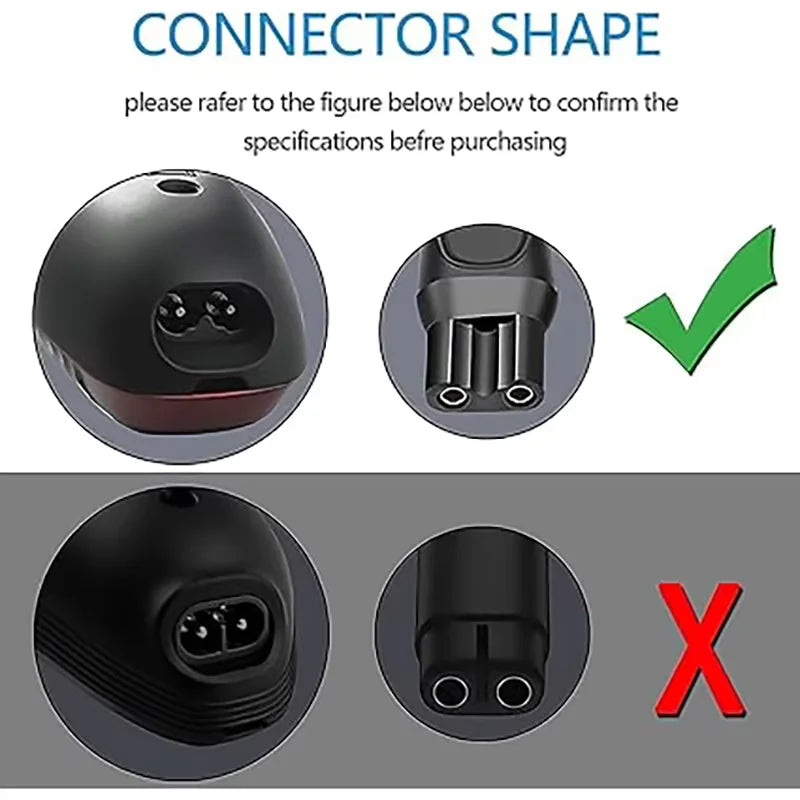 EU Plug Travel Charger Adapter | 3 Types Replacement Fast Charging Power Supply for Philips Electric Shavers Multi Series