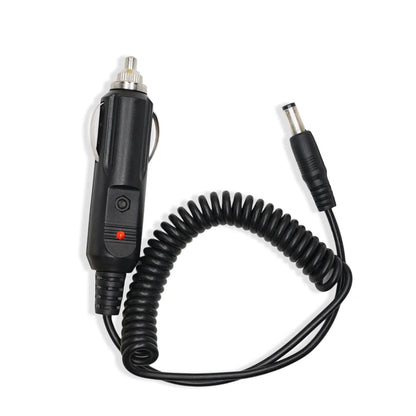 12V DC Power Car Charger for Walkie Talkie UV-5R UV9R UV-82 UV-9R Plus UV5RE 5RA Baofeng Accessories Radio Charge Base Cord