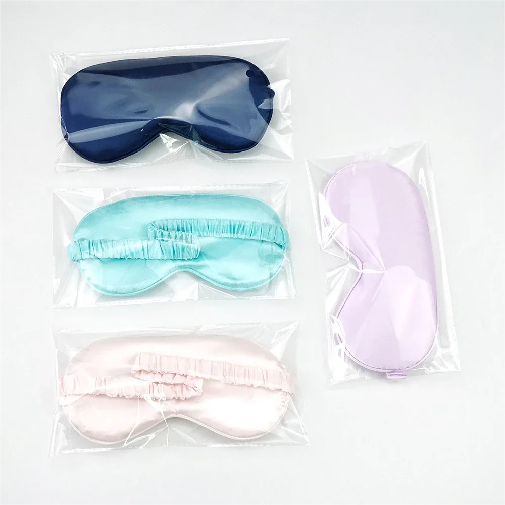 Soft Silk Sleep Mask Eye Masks Coversfor Sleep 100% Blackout Zero Eye Pressure Blindfold with Adjustable Strap Mask Eye Patch