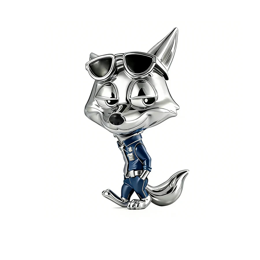2026 Hot Sale Fine Charms Zootopia Series Judy Hopps & Nick Wilde Beads Fit Original Snake Bracelets DIY Women Jewelry Gifts
