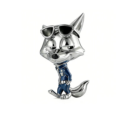 2026 Hot Sale Fine Charms Zootopia Series Judy Hopps & Nick Wilde Beads Fit Original Snake Bracelets DIY Women Jewelry Gifts