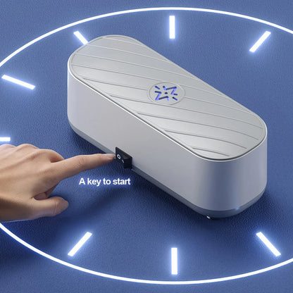 Ultrasonic Cleaning Machine USB Rechargeable Mode or Battery Mode High Frequency Vibration Wash Cleaner Jewelry Glasses  Cleaner