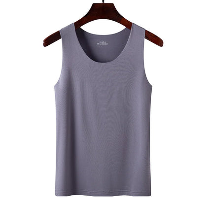 1pcs Summer Women Men Thin Tank Tops Seamless Ice Silk Vest Undershirt Underwear Students Korean-Style Slim Vest Sleeveless Tops