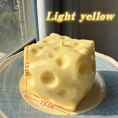 Simulate Cheese Squeeze Toy Slow Rebound Pinching Office Decompression Slow Rebound Cheese Pinching Ornament Relax Decompress