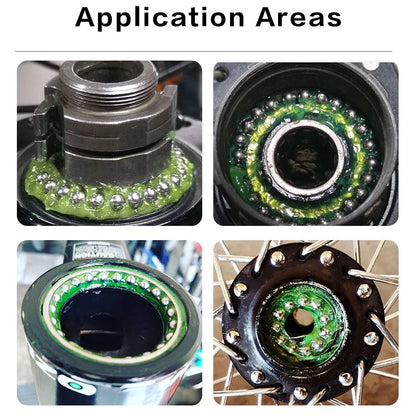10g 1/3/5pcs Bicycle Lubricating Oil Green Effect Bearing Grease Hub Lubricants Lipid Elements