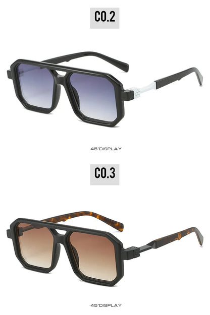 Punk Sunglasses Men Brand Designer Square Sun Glasses UV400 Fashion Cool Shades Women