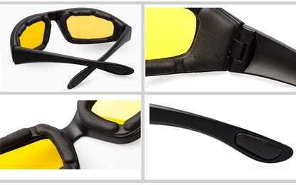 Outdoor Cycling Glasses, Eye Protection, Skiing Glasses, Cs Tactical Sunglasses, Sports Sponge Sunglasses Effectively Block 1pc