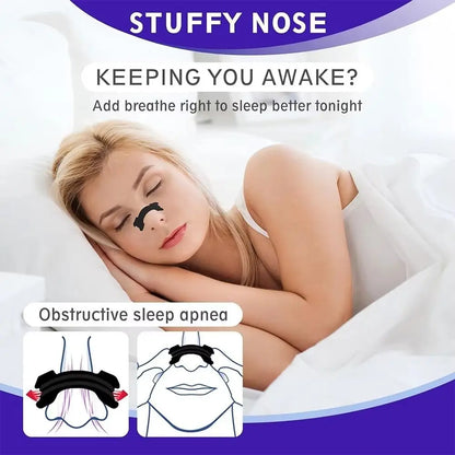 30Pcs New Hypoallergenic Nose Strips Breathable Nasal Congestion Breath Nasal Strips Non-Invasive Relief Strips Better Breathing