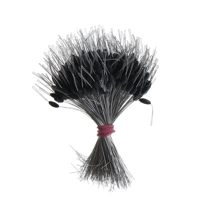 300Pcs Professional Fishing Float Stopper Silicone Space Bean Oval Bobber Anti-Strand Resistance for Fish Line Gear
