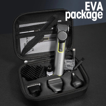 RESUXI 677 Men's Professional 4 in 1 Hair Trimmer Set Multi-function Hair Clipper Electric Shaver Nose Eyebrow Hair Grooming Kit