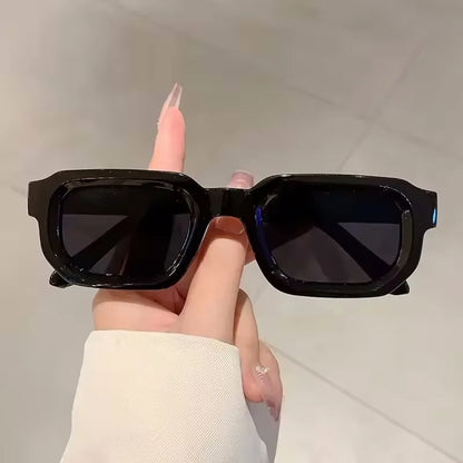 New Retro Rectangular Frame Sunglasses - Fashionable Retro Sunglasses With Uv400 Protection3007