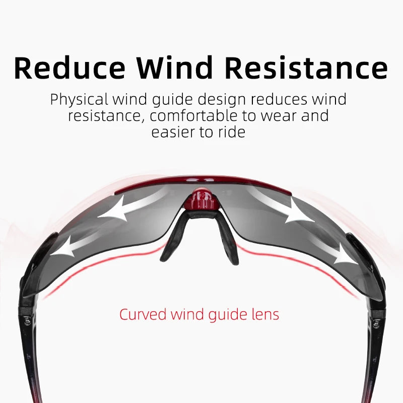ROCKBROS Cycling Polarized glasses Bike Outdoor Sports Sunglasses MTB Road PC Goggles Eyewear Glasses 5/3 Lens Bicycle Accessory