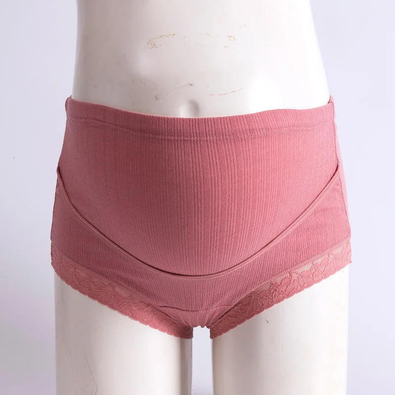 Pure Cotton Comfortable Traceless Underwear For Pregnant Women With High Waist and Adjustable Belly Support During Pregnancy