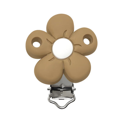 1/3/10pcs Silicone Flower Pacifier Clips Food Grade Teethers For Baby DIY Baby Soother Nursing Pacifier Chain Accessories