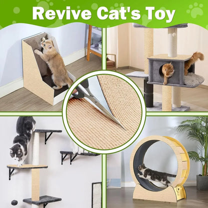 Trimmable Self-Adhesive Carpet Cats Scratch Board Wall Anti Cat Scratch Sofa Diy Cats Scratch Board Sofa Protection Paws Sharpen