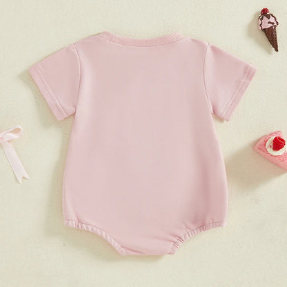 Daddy s Little Princess Father s Day  with Floral Embroidery and Ruffle Sleeves for Baby Girls