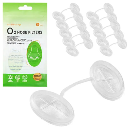 Disposable Nose Filters Invisible Nasal Plugs Dust Allergy Smog Control Outdoor Daily Use Nose Plug