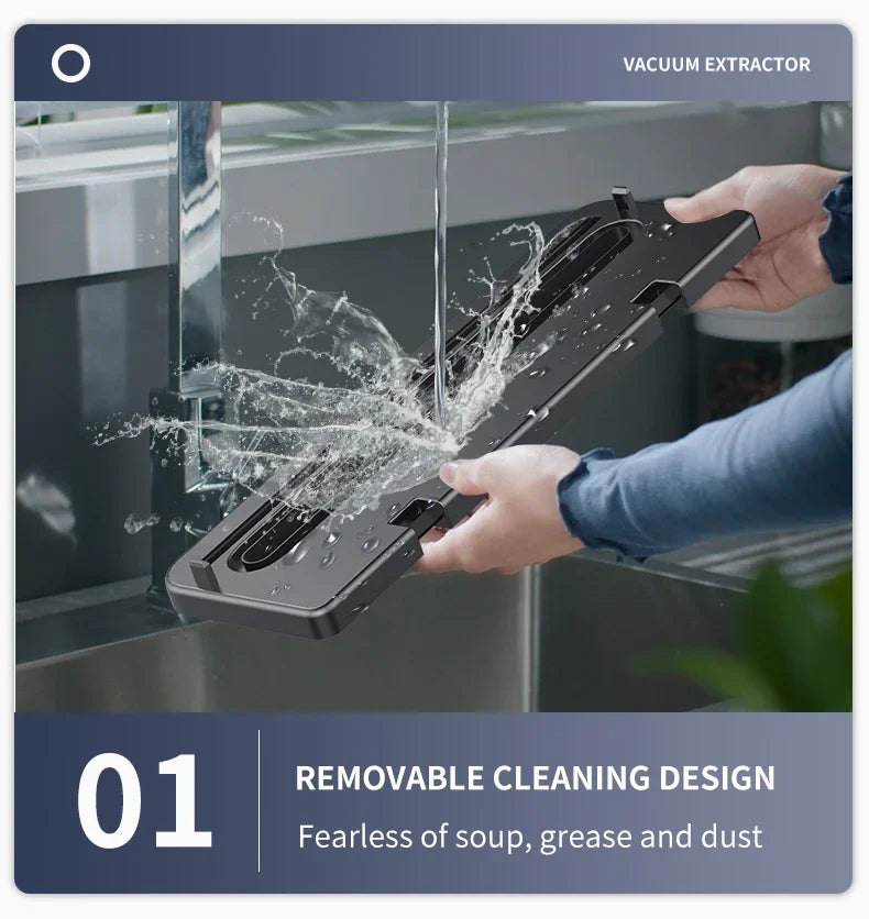 Electric Vacuum Sealer Food Storage Seal Touch Button Dry/Wet Built-in Cutter Kitchen Food Sealing Vacuum Packaging Machine
