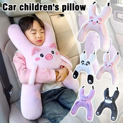 1PCS Cute Car Neck Pillow Safety Sleep Prevent Leaning Head Back Car Sleeping Neck Head Support Comfort Travel Pillow
