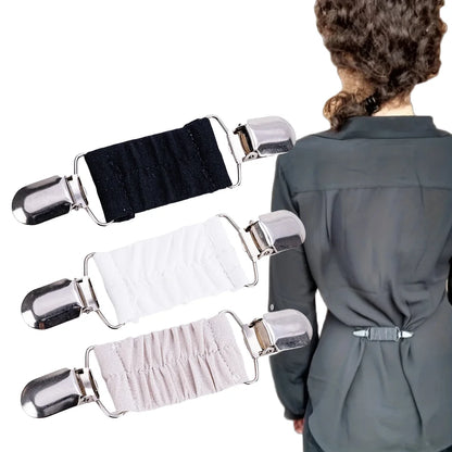 Adjustable Back Cinch Clips - Waist Cincher/Sweater/Shawl Clips for Women, Seamless Elastic Tightener