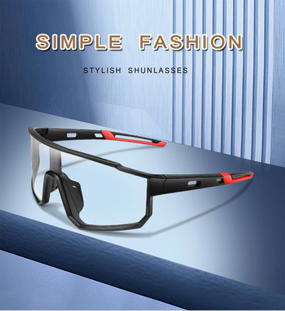 Fashion Brand Men Women Bicycle Photochromic Eyewear MTB Bike Fishing Running Cycling Sports Sunlasses Comfortable Goggles