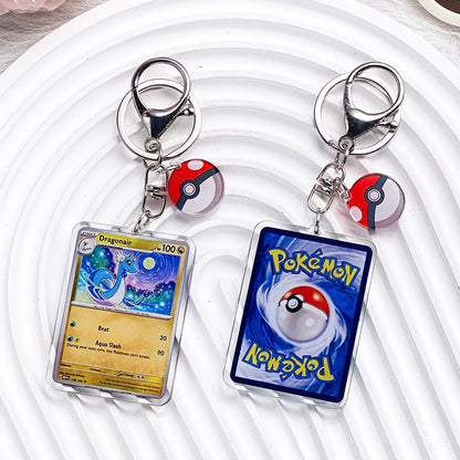 Pokémon Characters Pikachu Bulbasaur Jigglypuff Acrylic Keychain Bag Charms Accessories Backpack Pendant Key Holder Friend Gifts