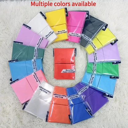 100PCS 66x91mm Matte Standard Size Card Sleeves TCG Trading Cards Protector For Tarot Shield Board Games Magical Cover PKM