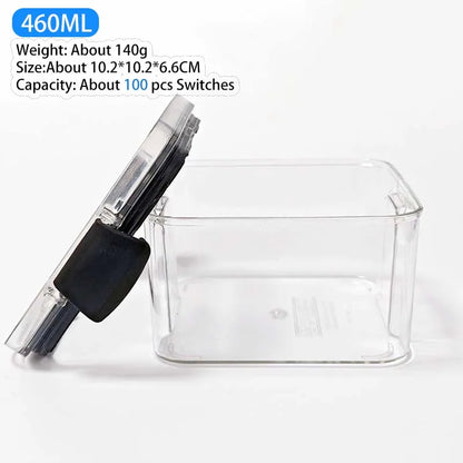 Switch Storage Box Keycap Storage Case for Mechanical Keyboard Switch Magnetic Switch Outemu Cherry TTC Gateron Kalih Box